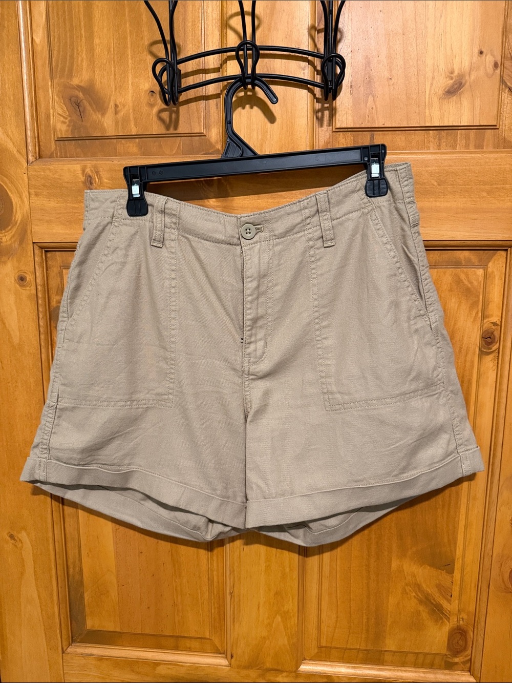 Calvin Klein Jeans Beige Khaki Utility Shorts